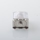 Monarchy iMobb Style RBA Bridge with Boro Tank for Billet / BB / Boro Mod - Silver, 7 PCS Air Pin 0.8, 1, 1.2, 1.5, 2, 3, 4mm