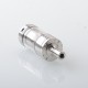 Authentic Ambition Mods TRINITY MTL RTA Atomizer - Silver, 2ml, 4 PCS Pins: 0.8, 1.0, 1.2, 1.4mm, 19mm Diameter