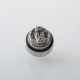 Authentic Ambition Mods TRINITY MTL RTA Atomizer - Silver, 2ml, 4 PCS Pins: 0.8, 1.0, 1.2, 1.4mm, 19mm Diameter