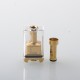 909 Xtra Style RBA Bridge with Boro Tank for Billet Boro / dotMod dotAIO Mod - Gold, 2, 2.5, 3, 3.5, 4mm