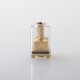 909 Xtra Style RBA Bridge with Boro Tank for Billet Boro / dotMod dotAIO Mod - Gold, 2, 2.5, 3, 3.5, 4mm