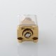 909 Xtra Style RBA Bridge with Boro Tank for Billet Boro / dotMod dotAIO Mod - Gold, 2, 2.5, 3, 3.5, 4mm