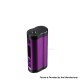 Rekavape Dani Mirco Style DNA60 60W VW Box Mod - Black + Purple, 1~60W, 1 x 18650, Evolv DNA60 Chipset