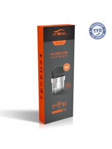 [Ships from Bonded Warehouse] Authentic Kumiho THOTH Top Filling Pod Cartridge with 5 Ohm - 0.4 / 0.6 / 0.8 / 1 / 1.2ohm (5 PCS)