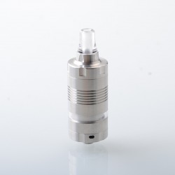 Rekavape BY KA V10 Standard Combo Radiator Style MTL RTA Atomizer - Silver + Translucent, 316SS + PCTG, 5.0ml, 22mm