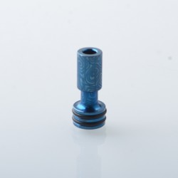 Rekavape Monarchy Ultra TF Dama Style 510 Drip Tip for RDA / RTA / RDTA Atomizer - Blue, Stainless Steel