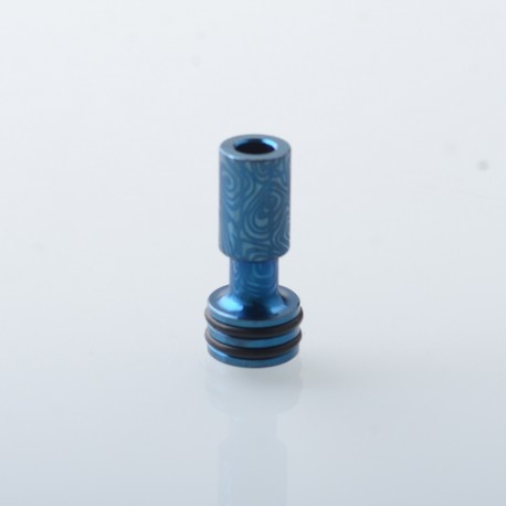 Rekavape Monarchy Ultra TF Dama Style 510 Drip Tip for RDA / RTA / RDTA Atomizer - Blue, Stainless Steel