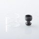 Rekavape Replacement Tank Tube + Chimney Kit for VMM Imperia Style RTA - Black, Glass + Stainless Steel, 2.0ml