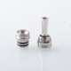 510 Drip Tip for RDA / RTA / RDTA Atomizer - Silver, 360 Degree Rotatable Mouthpiece