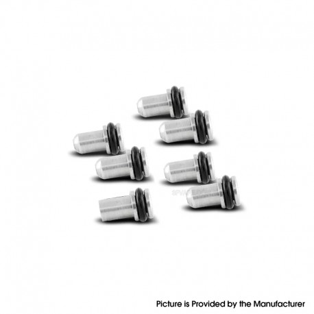 Rekavape Replacement RDL Air Pins Kit for Rekavape Muted Style RTA - Silver, 1.2 x 2 + 1.3 x 2 + 1.4 x 2 + 1.6mm x 2 (8 PCS)