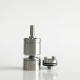 Rekavape Muted Style MTL RTA Rebuildable Tank Atomizer - Silver, 4.1ml, 22mm Diameter