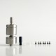 Rekavape Muted Style MTL RTA Rebuildable Tank Atomizer - Silver, 4.1ml, 22mm Diameter