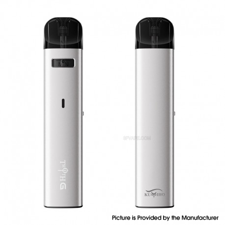 [Ships from Bonded Warehouse] Authentic Kumiho THOTH G Lite Pod System Kit - Icy Silver, 650mAh, 2ml, 0.6ohm