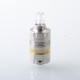 Rekavape BY KA V10 Nano Combo Radiator Style MTL RTA Atomizer - Silver + Brown, 316SS + PEI, 3.5ml, 22mm