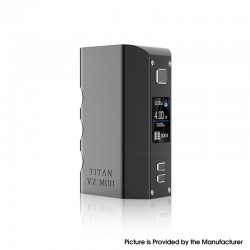 Authentic Steam Crave Titan V2 300W Box Mod - Black, 4 x 18650