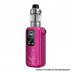 [Ships from Bonded Warehouse] Authentic VOOPOO VINCI Spark220 220W Box Mod Kit with Uforce-X Tank 6.5ml - Rose Red, VW 5~220W