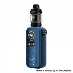 [Ships from Bonded Warehouse] Authentic VOOPOO VINCI Spark220 220W Box Mod Kit with Uforce-X Tank 6.5ml - Space Blue, VW 5~220W