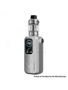 [Ships from Bonded Warehouse] Authentic VOOPOO VINCI Spark220 220W Box Mod Kit with Uforce-X Tank 6.5ml - Tech Silver, VW 5~220W