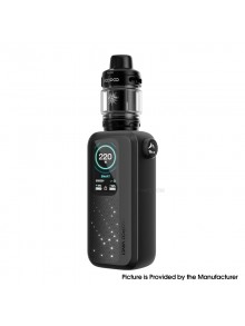 [Ships from Bonded Warehouse] Authentic VOOPOO VINCI Spark220 220W Box Mod Kit with Uforce-X Tank 6.5ml - Midnight Black, 5~220W