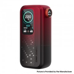 [Ships from Bonded Warehouse] Authentic VOOPOO VINCI Spark220 220W Box Mod - Dark Red, VW 5~220W, 2 x 18650