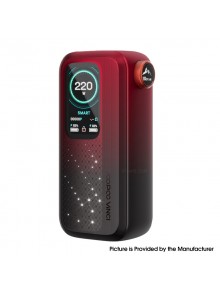 [Ships from Bonded Warehouse] Authentic VOOPOO VINCI Spark220 220W Box Mod - Dark Red, VW 5~220W, 2 x 18650