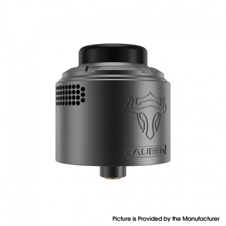 Authentic Thunderhead Creations Tauren Vortex 30 RDA Atomizer - Gun Metal, BF Pin, 30mm Diameter