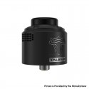 Authentic Thunderhead Creations Tauren Vortex 30 RDA Atomizer - Silver Black, BF Pin, 30mm Diameter