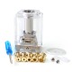 SXK Monarchy iMobb Style RBA Bridge with Boro Tank for Billet / BB / Boro Mod - Silver, 6 PCS Air Pin 1, 1.2, 2.5, 3, 3.5, 4mm