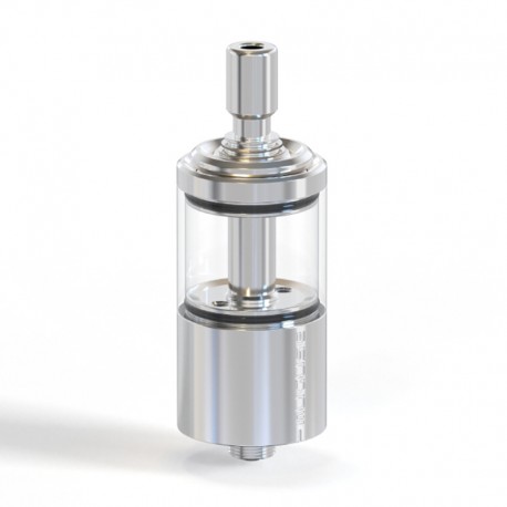 Authentic Auguse Kwafoo 22mm RTA Atomizer - Silver, 4.0ml, 2 x 0.9mm, 2 x 0.8mm, 2 x 1.0mm, 2 x 1.2mm, 1 x Non Porous, 22mm