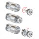 Authentic Auguse Kuaifu 22mm RTA Atomizer - Silver, 4.0ml, 2 x 0.9mm, 2 x 0.8mm, 2 x 1.0mm, 2 x 1.2mm, 1 x Non Porous, 22mm