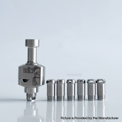 Rekavape Wick'd Bridg'D Alpha Style RBA Bridge for Billet / Boro Mod - Silver, Titanium, Air Pin 1.2, 2, 2.5, 3, 3.5, 4, 4.5mm