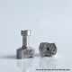 Rekavape Wick'd Bridg'D Alpha Style RBA Bridge for Billet / Boro Mod - Silver, Titanium, Air Pin 1.2, 2, 2.5, 3, 3.5, 4, 4.5mm