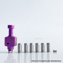 Rekavape Wick'd Bridg'D Alpha Style RBA Bridge for Billet / Boro Mod - Purple, Titanium, Air Pin 1.2, 2, 2.5, 3, 3.5, 4, 4.5mm