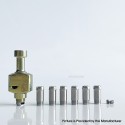 Rekavape Wick'd Bridg'D Alpha Style RBA Bridge for Billet / Boro Mod - Gold, Titanium, Air Pin 1.2, 2, 2.5, 3, 3.5, 4, 4.5mm