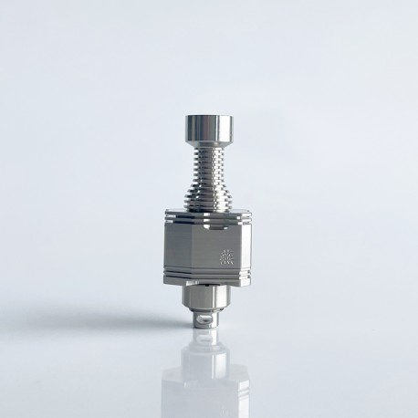 Rekavape 415BB Tsubame Style MTL RBA for Billet / Boro Mod - Silver, Titanium Alloy, 0.8 x 2 / 1.0 x 2 / 0.8 x 3 / 1.0mm x 1