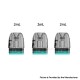 [Ships from Bonded Warehouse] Authentic VOOPOO ARGUS Top Fill Cartridge V2 for Argus / Argus Se Kit - 2ml, 0.4ohm (3 PCS)