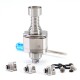 SXK 415BB Tsubame Style MTL RBA for Billet / Boro Mod - Silver, 316SS, 0.8 x 2 / 1.0 x 2 / 0.8 x 3 / 1.0mm x 1