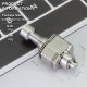 SXK 415BB Tsubame Style MTL RBA for Billet / Boro Mod - Silver, 316SS, 0.8 x 2 / 1.0 x 2 / 0.8 x 3 / 1.0mm x 1