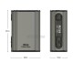 Authentic Eleaf iStick Power Nano 1100mAh TC VW Kit w/ MELO 3 Nano - Wood Grain, Zinc Alloy, 1~40W, 2ml, 22mm Diameter