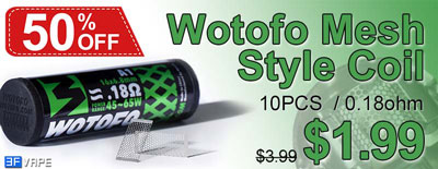 Wotofo Mesh Style Coil Rebuildable Mesh Sheet Flash Sale