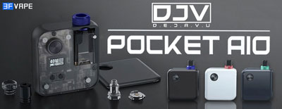 Authentic DEJAVU Pocket 40W VW AIO Pod System Vape Starter Kit