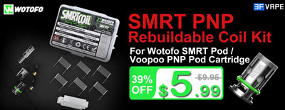 SMRT PNP Rebuildable Coil Kit Deal