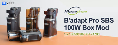 Hippovape B'adapt Pro 100W SBS Box Mod