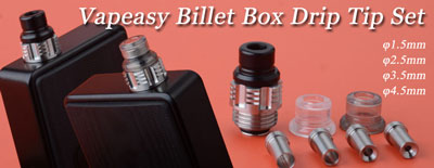 Authentic Vapeasy BB to 510 Drip Tip Adapter for SXK BB / Billet Box Mod