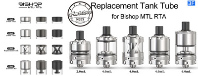 Authentic Ambition Mods Replacement 6.0ml Extension Kit for Bishop MTL RTA