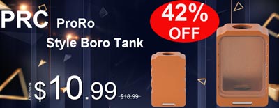 PRC ProRo Style Boro Tank for SXK BB/Billet AIO Box Mod Kit