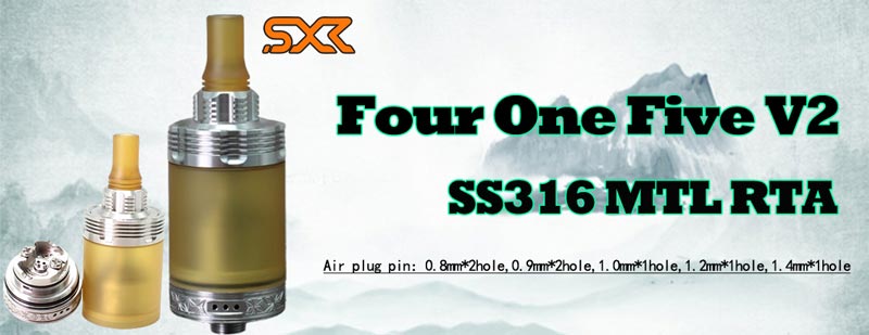 SXK Four One Five 415 V2 Style MTL RTA Atomizer