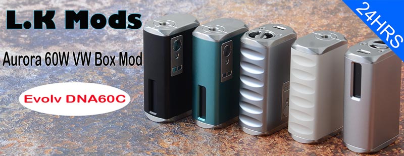 Authentic L.K Mods Aurora DNA60C 60W VW Box Mod