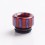 Authentic Reewape AS144 Purple Red 12mm 810 Drip Tip for Goon RDA