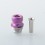 Mission Tips V2 Mini Nuke Style Drip Tip for dotMod dotAIO V1 / V2 Pod Purple Titanium